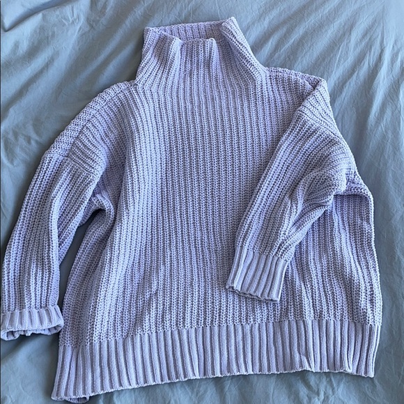 Aerie lavender oversized turtleneck - Picture 1 of 2